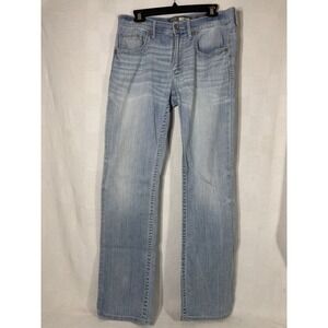 BKE Jake Men's Light Blue Denim Jeans Bootleg Size 32L